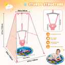 Baby Jumper with Stand for 6-24 Months, Baby Exerciser for Active Babies