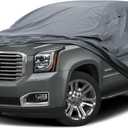 GUNHYI Premium Car Cover Custom Fit GMC Yukon XL (2000-2025), 16 Layers Heavy Duty Car Cover Waterproof All Weather with Zipper Door for Sun Rain Snow Dust Uv Protection