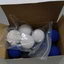 Syhood 24 Pieces Mini Knee Hockey Balls for Kids Gift Soft Foam Hockey Balls for Indoor Floor Mini Stick Nets Party, Assorted Colors, 2 Inch