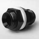 Male 12AN/10AN/8AN/6AN Bulkhead Fuel Cell Fitting Adapter Aluminum Straight (AN10)