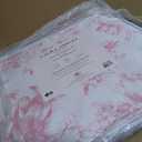 Laura Ashley - Twin XL Comforter Set, Reversible Cotton Bedding for Year Round Use, 2 Piece Coquette Bed Set with Matching Pillowcase (Delphine Mauve Pink)