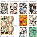 2 x X-Protector Halloween Make a Face Stickers for Kids - Halloween Sticker Activity Crafts - 27 Unique Character Face Stickers for Kids - Bulk Halloween Goodie Bag Stuffers & Party Favors! (9 Big Sheets)