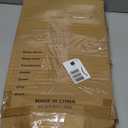 Zufudo 3 Pack Serving Tray with Handles, Stackable Reusable Trays for Serving Food, Plastic Serving Platters for Party, Charcuterie, Fruit, Appetizer, Cream Gold