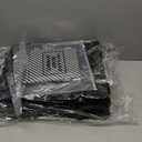 Sanwuta 12 Pack Canvas Tote Bag Bulk Initial Black Canvas Tote Bags with 28 Tissues Sublimation Tote Bag Large Present Bag Reusable Gift Bag for Women Wedding Birthday Beach Holiday