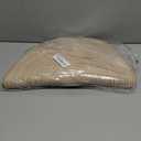 SHACOS Round Braided Placemats Set of 8 Cotton Fabric Round Table Mats Non Slip Washable 15 inch Round Place Mats (Beige, 8)