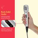 Pyle Wired Dynamic Microphone, Uni-Directional, Handheld Mic with Pop Filter, Steel Mesh Grill, 6.5 ft XLR Cable, Ideal for Stage and Studio Use, Rugged Construction, High Signal Output