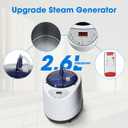 VARIPOWDER Steam Sauna Box for Home, Sauna Tent and Steamer Generator