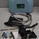 Battery Powered Sprayer 2 Gallon, 2026 Upgrade Electric Sprayer with 3 Adjustable Speed, Battery Indicator, 4 Mist Nozzles, Rechargeable Retractable Wand with Adjustable Shoulder Strap for Lawn Garden (Blue)