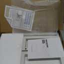 YAOHUOO Dual Monitor Stand Riser, 39Inch Large Monitor Stands for 2 Monitors, Computer Monitor Stand, Wooden Desktop Oraganizer Shelf for Office Desk Computer,Laptop,TV (White)