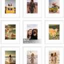 KINLINK 8x10 Picture Frame Set of 9, 10x8 Photo Frames with Plexiglass for 5x7 Pictures with Mat or 8x10 Without Mat, Art Collage for Wall Gallery and Tabletop Display, 8 x 10 Frame White