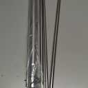 Closet Hanging Rod, Adjustable Width and Height Space-Saving Clothes Hanging Bar, 1 Pack Chrome (16.5-27.2 inch)