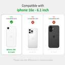 2 x YESPURE for iPhone 16e Halloween Case Cool Designed Kids Women Black Spider Web Paingting Phone Cover Transparent Slim Soft Bumper Shockproof Protective Mobile Case for iPhone 16e