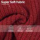 PUMYPOREITY Dog Sweater - Sleeveless Polka Dot Pet Jumper with Stand Collar & Stretch Fit for Small Medium Breeds, Colorful Dots Dog Shirt for Christmas Photos,M,Red