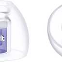 SpinFit Omni for True Wireless Earbuds & IEMs - M -Patented Silicone Eartips for Replacement (1 Pair) (3.7 mm Nozzle Dia.)