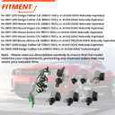 JF011E RE0F10A CVT Transmission Solenoid Kit, Compatible with Altima Rogue Sentra Caliber 2.0L 2.4L 2.5L, Automotive Transmission Solenoids Valve Sensor Replace Part