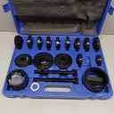 Orion Motor Tech Wheel Bearing Press Kit for Front Wheel Drive Bearing Removal & Installation, 24pc Wheel Bearing Puller Tool Set with Sliding Screws Universal Bushings Sleeves (blue)