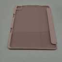 Soke Case for iPad Pro 12.9 Inch (6th/5th/4th/3rd Generation, 2022/2021/2020/2018) - Pencil Holder + Auto Sleep/Wake + Camera Protection, Transparent Shockproof Back Cover, Pink