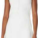 Women's Formflex Polo Tennis Dress with Built-in Shorts (X-Large, White)