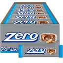 ZERO White Fudge, Caramel, Peanut and Almond Nougat Candy Bars, 1.85 oz (24 Count) (EXP 09/01/26)