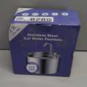 Cat Water Fountain Stainless Steel: 74oz/2.2L Cat Fountain for Drinking - Pet Water Fountain for Cats Inside - Quiet Cats Water Bowl Dispenser - Kitty Drinking Fountains - for Pets& Small Animals