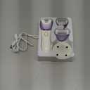 VOYOR Epilator for Women, Cordless Epilators Hair Removal for Women, 3 in 1 Hair Removal Device for Leg Arm Face with 30 Tweezers, Rechargeable Wet & Dry Electric Lady Shaver & Trimmer BM300 (Purple)