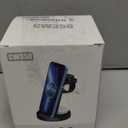 Anlmz 3 in 1 Charging Station for iPhone, Wireless Charger for iPhone 17 16e 16 15 14 13 12 11 X Pro Max & Apple Watch - Wireless Charging Station for AirPods 4 3 Pro (Black)