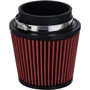 [Replacement] 4 INCH 100MM Universal Car Air Filter Mushroom Head Intake Air Filter Mushroom Head Air Filter (Rosa)