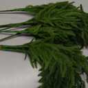 Jutom Christmas Norfolk Pine Branches, Artificial Norfolk Branch Faux Plants Greenery Stem Pine Picks for Christmas Vase DIY Crafts Centerpiece Garland Wreath Home Decor (12 Pcs,18 Inches)