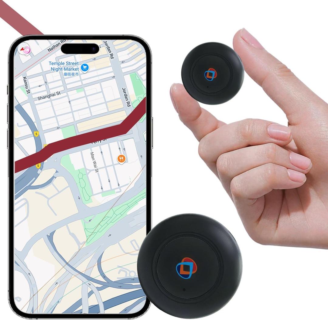 GPS Tracker for Vehicles, Cars, Kids, Pets, and Motorcycles | Real-Time Location Tracking | No Monthly Fee No Subscription | Mini Hidden GPS Tracker Device for Car, Dog , lderly, and Personal Use