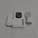 3 in 1 Foldable Charging Station for Apple Products,Fast Wireless Charger Travel Dock Adapter&Light for iPhone 16/15/14/13/12/11/X/XS,for iWatch 10/9/8/7/Ultra2/Ultra/SE,for AirPods 4/3/2/Pro/2(White)