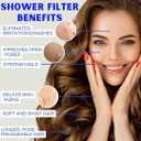 Shower Head an 20 Stage Shower Filter Combo Filtered Showerhead with Water Softener Filter Cartridge or Hard Water Remove Chlorine And Harmfun Substances | Improves Skin & Hair