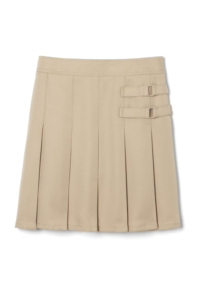 French Toast Girls' Adjustable Waist Pleated-Front Two-tab Scooter, Size 10