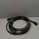 3/8" Pressure Washer Hose 50FT 4800 PSI, Kink Resistant Steel Braided Layer & NonMarking Rubber for Hot/Cold Water, High Power Washer Hose With 3/8 Inch Quick Connect & M22 Fitting, Black