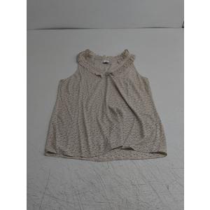 Plus Size Women's Polka Dots V Neck Tie Neck Sleeveless Blouses Work Tank Tops Summer 2023 M