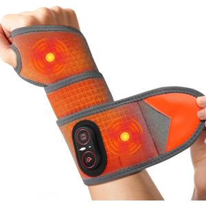 Cordless Wrist Heating Pad for Relief Pain,Wrist Massager for Carpal Tunnel,Rechargeable Heated Wrist Brace,Wrist Massager for Arthritis