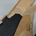 1.2" Rise Threshold Ramps for Doorways, 35.5" Wide Natural Rubber Power Wheelchair Ramp is Adjustable and Cuttable for Doorways, Curb, Sweeper, Power Scooters, 2000 Lbs Load Capacity