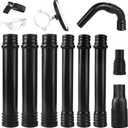 Zipcase Gutter Cleaning Kit - 9.25 ft Safe, with Reflector, Ground-Level Leaf Blower Gutter Attachment Compatible with EGO 530CFM / 580CFM / 575CFM / 650CFM/ 615CFM/LBX6000 Leaf Blowers