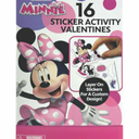 Disney Junior Minnie Sticker Activity Valentines, 2 Pack