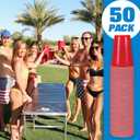 GoBig 36oz Giant Red Party Cups 50 PACK - Holds Twice as Much as Standard Party Cups, Includes 4 XL Pong Balls