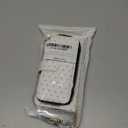 Asuwish Phone Cover for iPhone 16 Plus 6.7 inch Wallet Case Cell Zipper with Tempered Glass Screen Protector Crossbody Lanyard Strap Glitter Card Holder i Phone16 16+ i16 + 16Plus Women Girls White