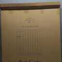 ClawJaw Pet Gate Easy Walk Thru Dog Fence Gate with Pet Door for Stairs Doorways House, Auto Close, Easy Install Pressure Mounted Pet Gates for Doorways, Black