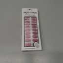 10 x Gloss Nail Strips|Uv Free|22 Pcs,Gel Nail Stickers|Long Lasting Two Weeks and Easy to Apply&Remove|Powder Blue Spot