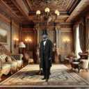 Abraham Lincoln & George Washington Life Size Cardboard Cutout, 6 Feet