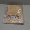 Flexicore Packaging Flat Brown Kraft Paper Bags Size: 12 Inch Wide X 15 Inch High | Count: 100 Bags | Color: Brown