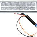 Golf Cart Precedent LED Headlight Light Bar Kit Compatible with Club Car Precedent 2004-Up Front Replace Head Light Bar 12V Assembly for Club Car Precedent (Precedent Head Light Bar) 