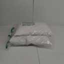 KeaBabies 2-Pack Toddler Pillow - Soft Organic Cotton Kids Pillows for Sleeping - 14X20 Travel Pillow for Kids Age 2-5 (Soft White)