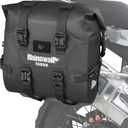 Rhinowalk Motorcycle Saddle Bags, Waterproof, 24~42L, Black (2 Pieces), 48L