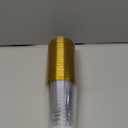 N9R 72PCS Gold Plastic Cups, 12OZ Clear Plastic Cups with Gold Rim, Disposable Cups Perfect for Parties, Wedding and Birthday