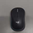 Logitech M185 Wireless Mouse, 2.4GHz with USB Mini Receiver, 12-Month Battery Life, 1000 DPI Optical Tracking, Ambidextrous PC/Mac/Laptop - Swift Grey
