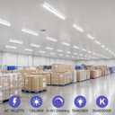 4FT LED Linear Light Fixtures, 50W/40W/30W, 3500K/4000K/5000K, 2Pack